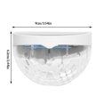 thumbnail image 2 of 2 piezas de luces solares, 6 LED, valla para puerta, escalera, jardín, lámparas de pared para iluminación de seguridad al aire libre, color blanco Inevent HA003829-01, 2 of 2