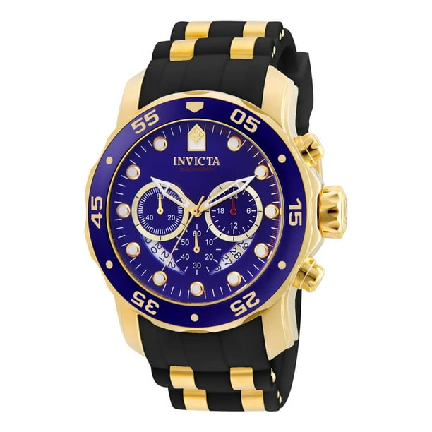 Reloj Invicta 6983 Pro Diver Hombres Dorado Negro 48mm Acero inoxidable, Silicona INVICTA 6983