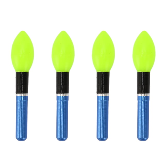 4pcs Ultra Bright Bobber Light Glow Sticks, Reusable Bulb Type Electronic Fishing Floats, Warning And Reminder Function For Night Fishing