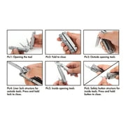 Ozark Trail Multiforce 18-in-1 Premium Multi-Tool, Stainless Steel for Camping & DIY Use