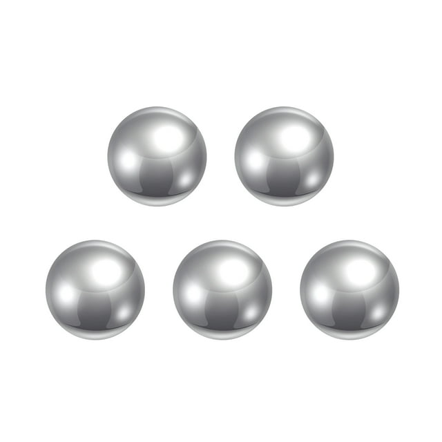 Unique Bargains Billes de Roulement en Acier Inoxydable 440C 12mm Précision G25 Lot de 5