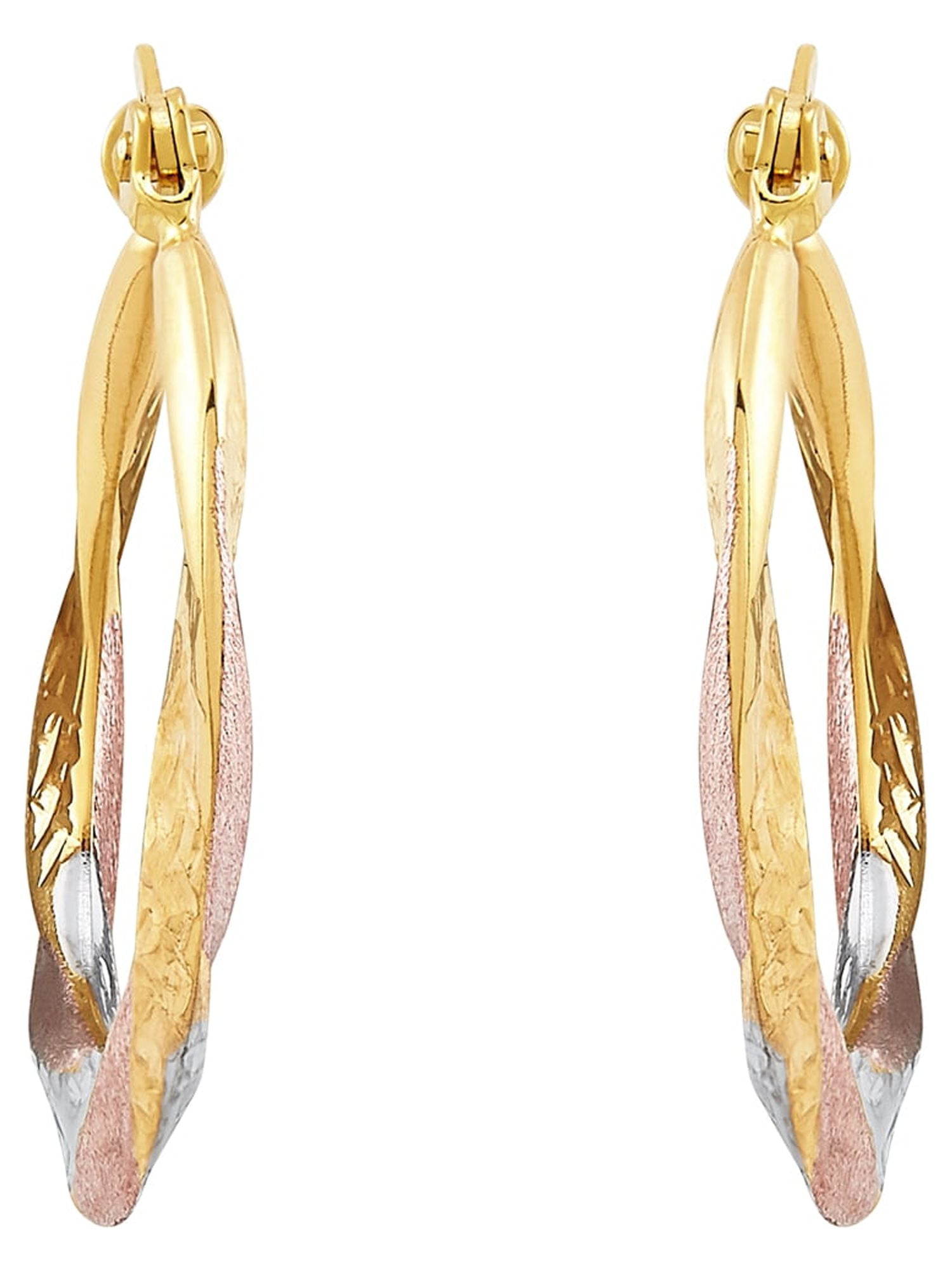 Brilliant Expressions 10Kホワイト&イエローゴールドまたは10Kローズゴールドとホワイトゴールドつや : Brilliant Expressions