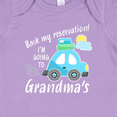 thumbnail image 4 of Inktastic Book My Reservation I'm Going to Grandma's Boys or Girls Baby Bodysuit, 4 of 5