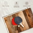 thumbnail image 6 of Elephant Stock Wooden Ping Pong Wall Art - Horizontal Canvas Wall Art - Living Room Wall Decor - Sports Canvas - Brown And Red Decor - 30" x 20", 6 of 8