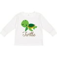 thumbnail image 3 of Inktastic Little Turtle Boys or Girls Long Sleeve Toddler T-Shirt, 3 of 5