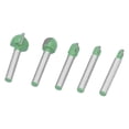 thumbnail image 3 of Embouts de Nez Ronds, Tige de 1/4 Po en Carbure Cimenté 5 Pcs pour MDF pour Menuiserie pour CNC pour Charpentier, 3 of 8