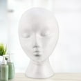 thumbnail image 3 of Limorve Mannequin Head,Foam Mannequin Useful Sturdy PE Foam Mannequin Wig Head Wig Holder, 3 of 8