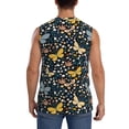 thumbnail image 4 of Fotbe Flowers Butterfly Men's Camiseta sin Mangas Estampada para Hombres, Playera Casual para Gimnasio, Entrenamiento, Playa-3X-Large, 4 of 7