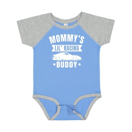 

Inktastic Mommys Lil Racing Buddy Gift Baby Boy or Baby Girl Bodysuit