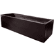 thumbnail image 1 of Maceta de Fibra de Vidrio Mod. Jardinera 100x40x40cm Chocolate FibraFormas Fibraformas de México Jardinera 1004040, 1 of 8