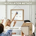 thumbnail image 4 of Dry Erase Monthly Calendar Board, 16"x12" Magnetic Surface Whiteboard for Wall, Office/Home, Solid Wood Frame Hanging Board & Planning Board, 4 of 8