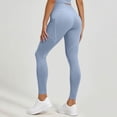 thumbnail image 5 of Liuinsasek Women's Tight Fit Hip-lifting Yoga Pants Stretchy High Waist Mesh Side Pockets Sports Fitness Pants Comfy Everyday Wear, 5 of 8