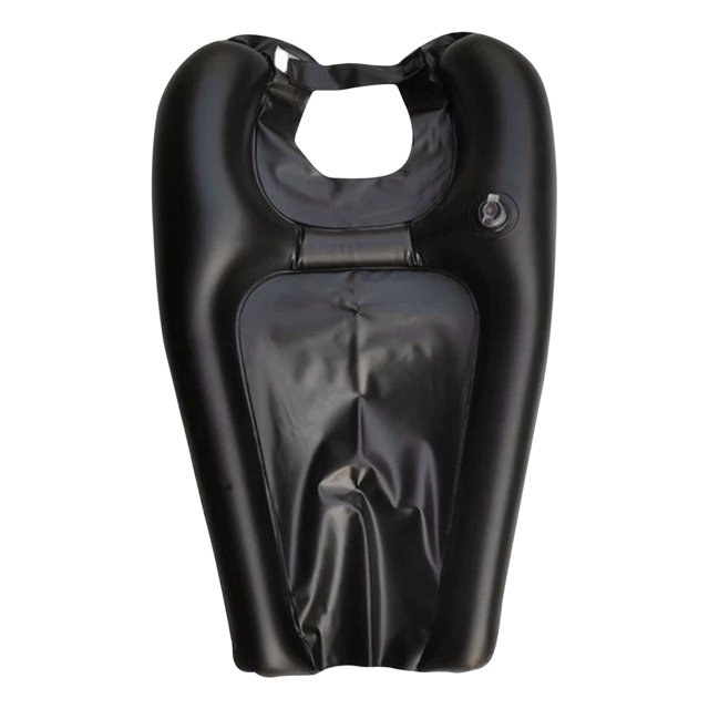 Lavacabezas inflable, bandeja portátil para lavar el cabello con PVC a prueba de fugas y soporte suave para el cuello para facilitar su uso en la cama o silla, ideal para personas mayores,