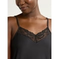 thumbnail image 2 of Joyspun Women’s Dreamy Soft Collection Lace Trim Knit Chemise, Sizes XS to 3X, 2 of 5