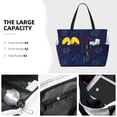 thumbnail image 5 of Yiaed Firework Print Large Capacity Beach Travel Bag - Waterproof Zipper Vacation Tote for Sandproof Storage, and Camping, 5 of 5
