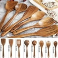 thumbnail image 1 of Cooking Utensils, Cooking Spoons, Wooden Kitchen Utensil Set, 1 of 2