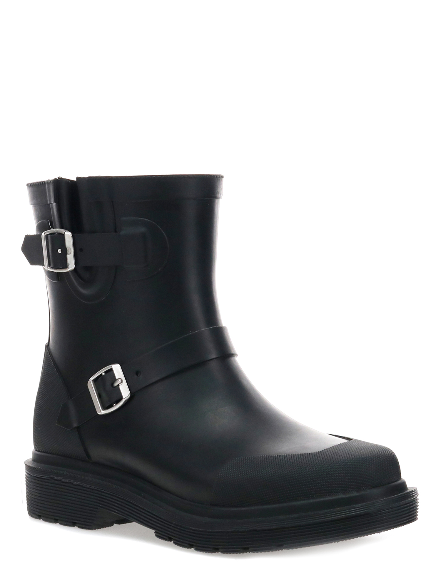 Chooka Women's Moto Boot - Black - Black - 7 - M00606725642411