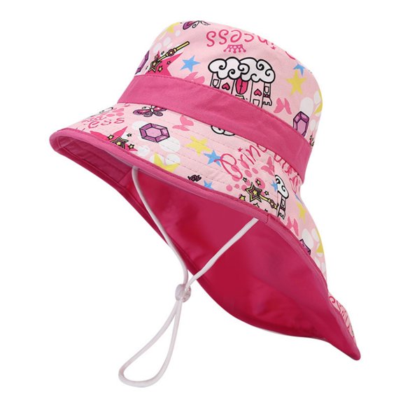 oqasdz Kids Sun Hat Adjustable Fisherman Cap for Boys Girls Party Beach Playground Lightweight Breathable Casual Summer