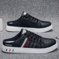 thumbnail image 5 of Zapatillas planas y transpirables para hombre, zapatos de diseñador de tendencia, de PU, cómodos, de lujo, de verano, 5 of 5