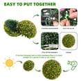 thumbnail image 5 of Yeshouse Artificial Topiary Balls, Set of 2, Decorative Faux Flower Spheres with Chains for Patio, Garden, Wedding, 5 of 7