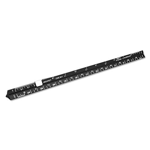 Alumicolor Balance de Poche en Aluminium Architect avec Clip, 6 Po, Noir