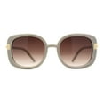 thumbnail image 2 of Womens Luxury Designer Butterfly Chic Retro Sunglasses Grey Brown, 2 of 4