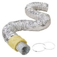 thumbnail image 5 of KFFKFF 5in x 25ft Insulated Flexible Duct Dryer Vent Hose HVAC Ventilation R-4.2, 5 of 9