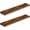 Rustic Brown, variant on HOOBRO Set of 2 Wall Shelf 31.5" Hanging Shelf with Invisible Brackets Bathroom Bedroom Rustic Brown BF80BJP201
