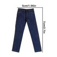 thumbnail image 5 of 1/6 Scale Male Jeans Pants Trousers for 12-inch Action Figures, Fashion Doll Clothing Accessories, 5 of 6
