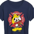 thumbnail image 3 of Disney - Firefighter Mickey - Fire Dept. At Your Service - Women's Short Sleeve Graphic T-Shirt, 3 of 5