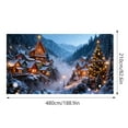 thumbnail image 2 of SIfdSeng Get it Fast Large Garage Door Banner Outdoor for Holiday Season Front Porch Yard Festive Party Welcome Sign, 2 of 5