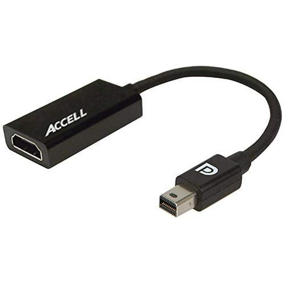 Accell B086B-008B UltraAV Mini DisplayPort 1.1 to HDMI 1.4 Active Adapter - AMD Eyefinity Certified (Polybag Package)