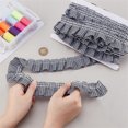 thumbnail image 4 of Pleated Ruffle Edge Decoration,QZS Gingham Edge Trim,1Pack,Reusable Gathered Ribbon for Dresses,Costume Decor,5 Yards, 4 of 6