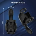 Vibrating Penis Ring Dual Penis Ring with 10 Vibrat…