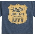 thumbnail image 3 of Miller High Life - High Life Vintage Crest - Men's Short Sleeve T-Shirt, 3 of 5
