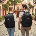 thumbnail image 6 of New York Xpress 25L Lightweight Travel Backpack Water-Resistant Casual Daypack for School, Travel, and Outdoor Activities,Black,8160, 6 of 7