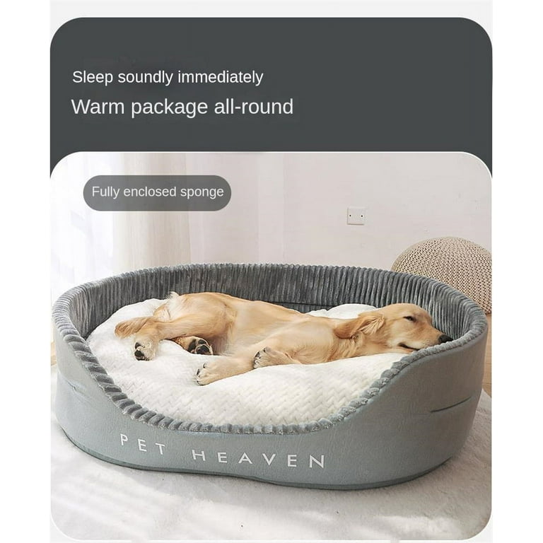 HEAVEN Soft Double Side Pet Cat Dog Bed Big Dogs House Warm Sofa Cushion Large Pet Basket Blanket Accessories Medium Kennel Products