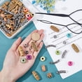 thumbnail image 3 of DIY Hair Accessories Making Sets 110Pcs Geometry Resin & Alloy & Plastic Beads Plastic Dreadlocks Braiding Beads & Hair Pin Bun Maker Mixed Color 110pcs/bag, 3 of 6