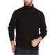 thumbnail image 1 of Suéter de punto de cuello alto resistente a la intemperie para hombre, negro, pequeño, 1 of 1