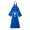 Blue, variant on Adult Medieval Monk Hooded Robe Renaissance Friar Priest Sorcerer Cape Costume Set with Rope Belt