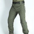 thumbnail image 7 of CFLVAEK Mens Tactical Pants Water Resistant Outdoor Cargo Pant with Multi Pockets Wind Proof Wide Leg Military Workout Cargo Pants Green XXXL, 7 of 7