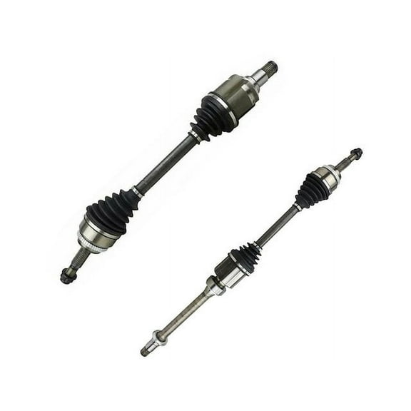 Left and Right CV Axle Shaft Set - Compatible with 2001 - 2007 Toyota Highlander FWD 2.4L 4-Cylinder 2002 2003 2004 2005 2006