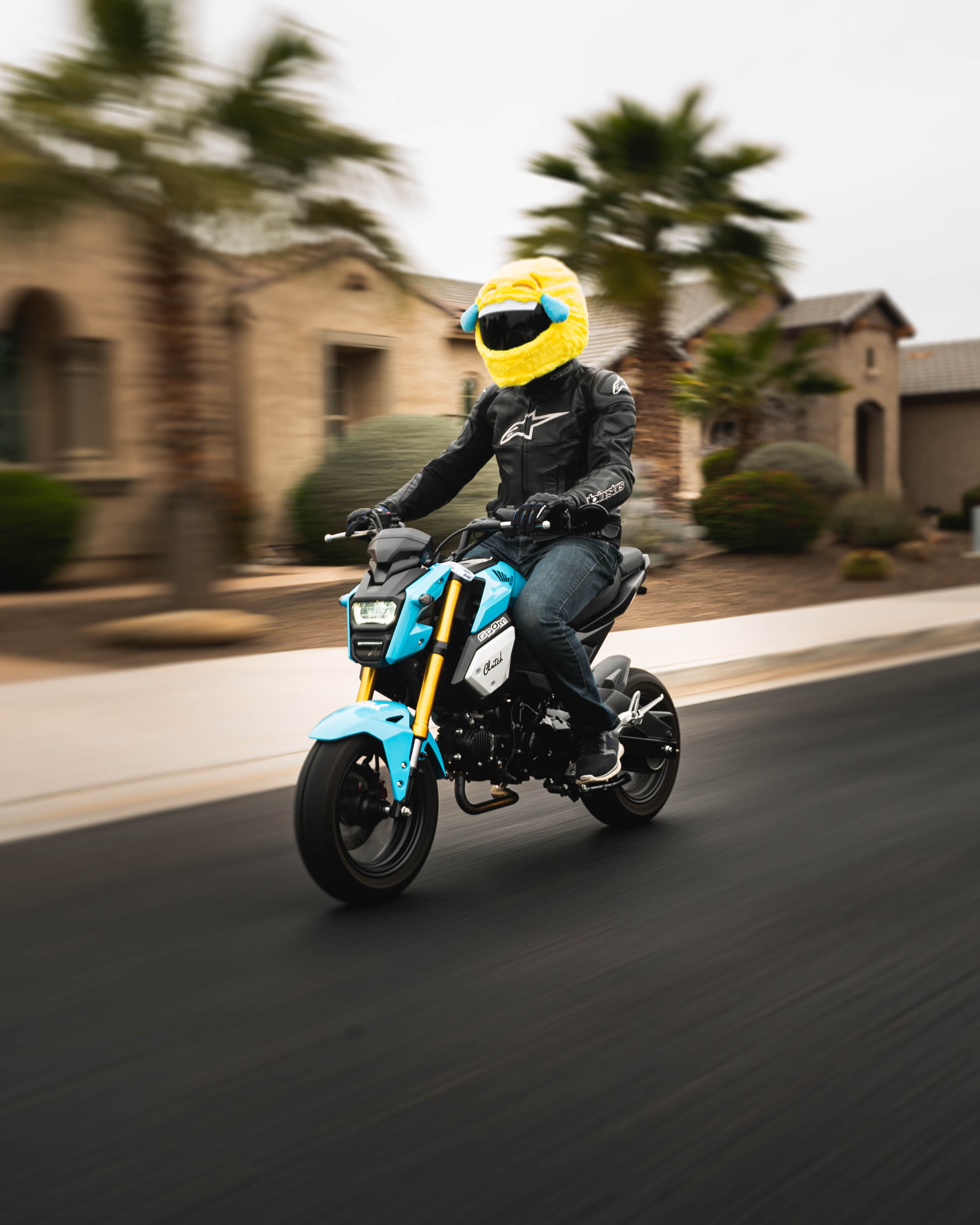 Cascos de moto Accesorios para la cabeza | Funny Animal Full Face Carbon  Moto Gear Lovely Emoticon para hombres y mujeres F