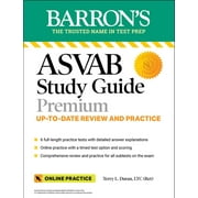 Barron's Test Prep: ASVAB Study Guide Premium: 6 Practice Tests  + Comprehensive Review + Online Practice (Paperback)