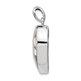thumbnail image 2 of Sterling Silver Rhodium-plated Mother of Pearl Ash Holder Pendant, 2 of 7