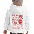 thumbnail image 1 of Liyamei Chandail à Capuchon et Chandails en Molleton pour Filles pour l'Hiver Tenue Décontractée Col Rond Imprimé Lettre Chandail pour Enfants de 2 à 13 Ans Activités Extérieures et Confort Quotidien Taille Blanc, 5-6 Ans, 1 of 5