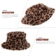 thumbnail image 4 of 1pc moda cálido sombrero de pescador mullido Otoño Invierno gorra de leopardo gorra de pescador, 4 of 5