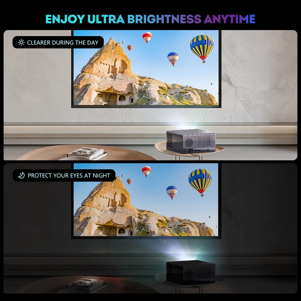 XIDU PhilBeam S1 Portable Projector, 5G, 1080P, 550 ANSI, 4K