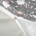 thumbnail image 4 of Homewish Neutral Cute Halloween Ghost Bedding,Spider Web Heart Candy Print Duvet Cover Full,Light Gray,Light Gray Reversible,3 Pieces,1 Duvet Cover and 2 Pillowcases, 4 of 6