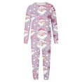 thumbnail image 2 of Wyobmus Matching Family Pajamas Sets Christmas Pj'S With Long Sleeve Cute Santa Claus Tee and Elastic Pants Loungewear for Dad, 2 of 3